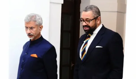 યુકેના વિદેશ સચિવે EAM જયશંકર સાથે ભારતમાં BBC ટેક્સ સર્ચનો મુદ્દો ઉઠાવ્યો