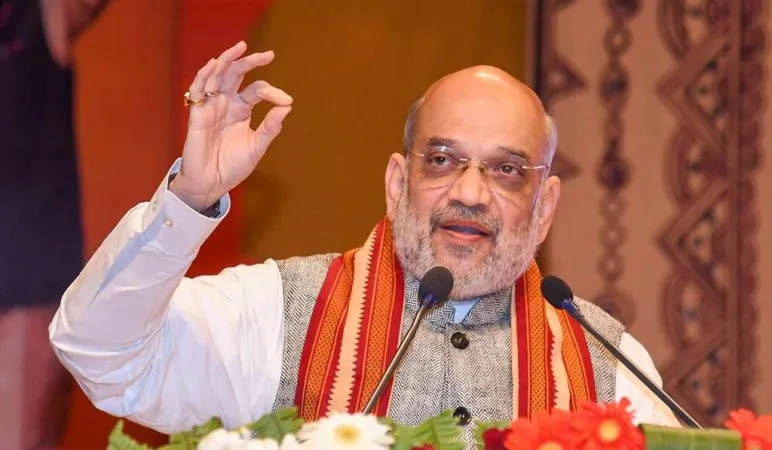 "કોંગ્રેસ નીચી પડી: અમિત શાહે રાષ્ટ્રીય નાયકની કબર ખોદવાના પગલાની નિંદા કરી"