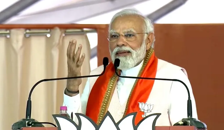 કોંગ્રેસ પાર્ટી કર્ણાટકને "શાહી પરિવાર" માટે "નંબર-1 એટીએમ" બનાવવા માંગે છે: પીએમ મોદી