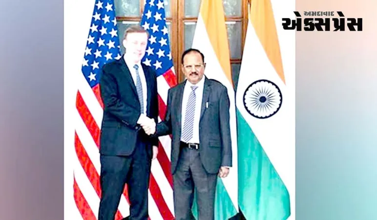 PMની અમેરિકા મુલાકાત પહેલા ભારત આવેલા અમેરિકન NSA જેક સુલિવાન અજીત ડોભાલને મળ્યા