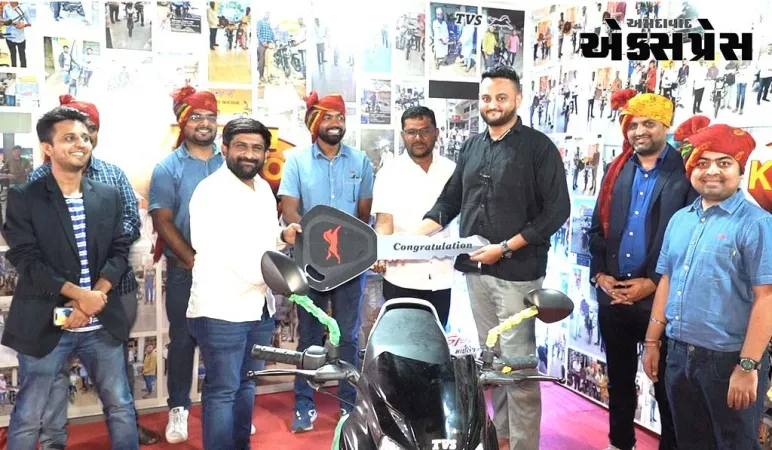 ટીવીએસ મોટર કંપનીએ ગુજરાતમાં ટીવીએસ સ્પોર્ટના સામૂહિક ડિલિવરી  કાર્યક્રમ સાથે નવું સીમાચિહ્ન સ્થાપ્યું