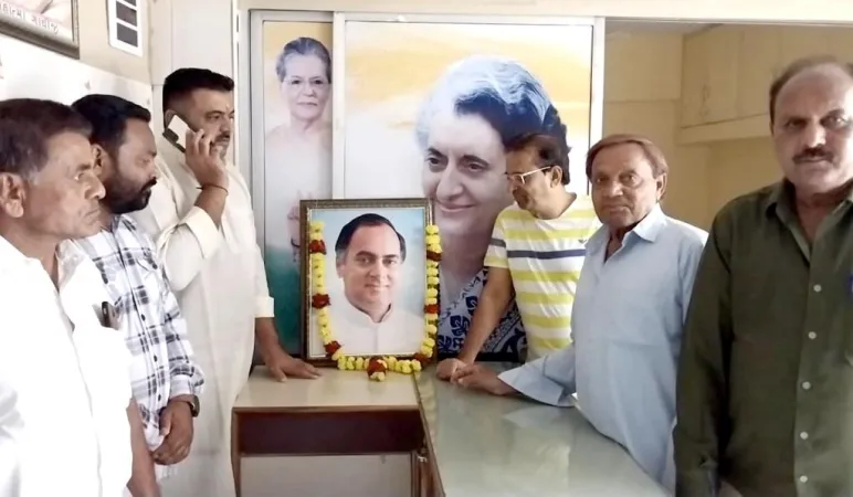 અમરેલી કોંગ્રેસે રાજીવ ગાંધીની જન્મજયંતિ ઉત્સાહ સાથે ઉજવી