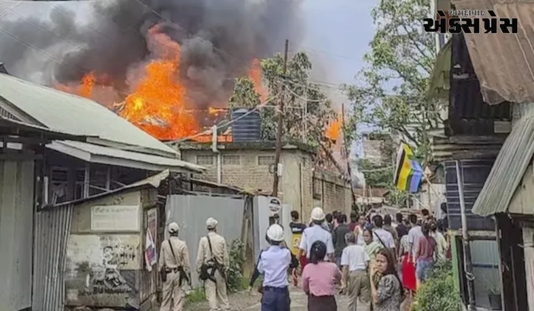 ઇમ્ફાલમાં છેલ્લા 10 કુકી પરિવારોને બળજબરીથી બહાર કાઢીને કાંગપોકપીમાં શિફ્ટ કરાયા