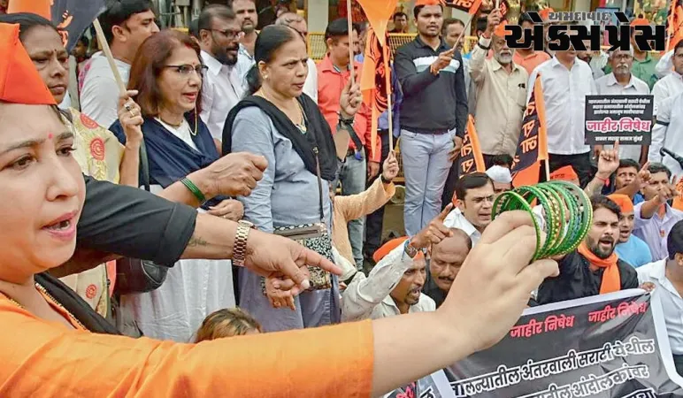 નાસિકમાં મરાઠા બંધને મિશ્ર પ્રતિસાદ