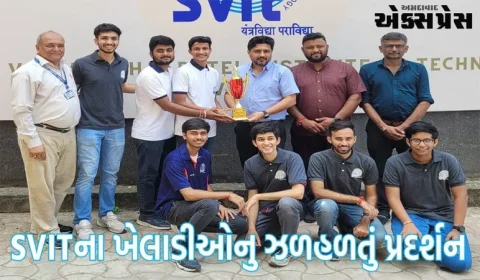 જીટીયુ આંતર ઝોનલ બેડમિન્ટન સ્પર્ધામાં એસવીઆઇટીના ખેલાડીઓનુ ઝળહળતું પ્રદર્શન