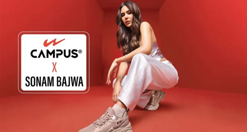 કેમ્પસ એક્ટિવવેરએ સોનમ બાજવાથી પ્રભાવિત ચંકી સ્નીકર કલેક્શન લોન્ચ કર્યું