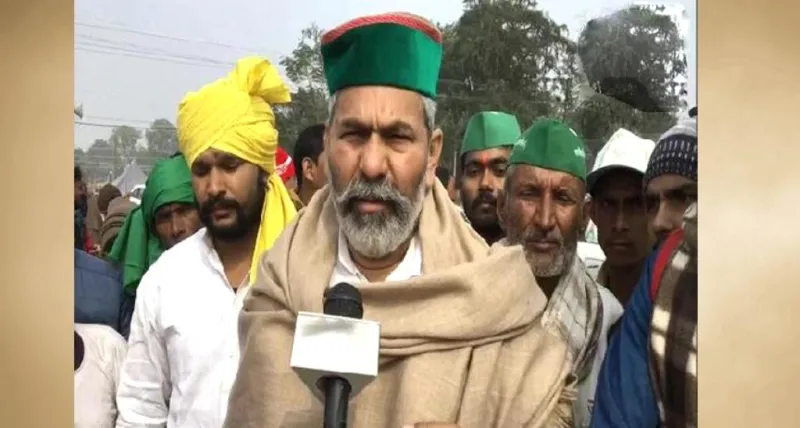 BKU નેતા રાકેશ ટિકૈતે કાનૂની લડાઈ વચ્ચે AAP નેતા સંજય સિંહના પરિવારને સમર્થન આપ્યું