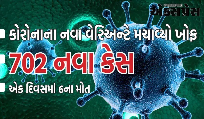 કોરોના ના JN1 વેરિઅન્ટ એ ડરાવ્યા, એક દિવસમાં 6 કોવિડ દર્દીઓના મોત, 702 નવા કેસ