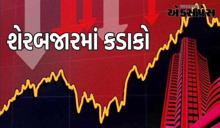 શેરબજારમાં કડાકો, સેન્સેક્સ 1600થી વધુ પોઈન્ટ્સનો ઘટાડો, નિફ્ટી 21,600ની નીચે ગયો