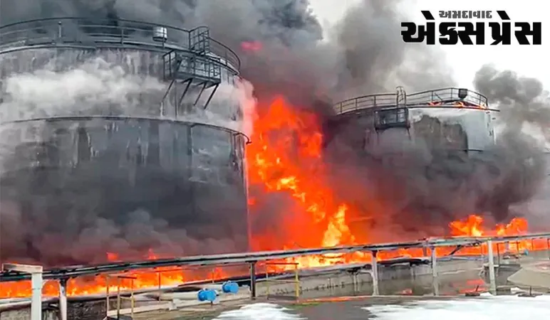 યુક્રેને રશિયા પર કર્યો મોટો હુમલો, રશિયાના ઓઈલ ડેપો પર ડ્રોન હુમલાથી ભડકી ઉઠી ભીષણ આગ