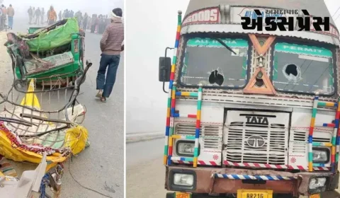 Shahjahanpur Road Accident: સર્વત્ર વેરવિખેર મૃતદેહો, યુપીમાં ટ્રક-ટેમ્પોની અથડામણમાં 12 લોકોના મોત