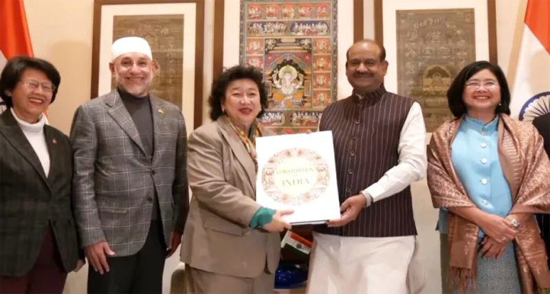 થાઈ સંસદીય પ્રતિનિધિમંડળે લોકસભાના અધ્યક્ષ ઓમ બિરલા સાથે મુલાકાત કરી