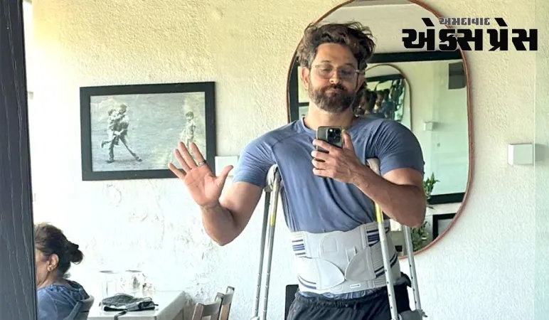 હૃતિક રોશનની આવી છે હાલત, લેવો પડે છે ઘોડીનો સહારો, ફોટો શેર કરીને વ્યક્ત કર્યું પોતાનું દર્દ