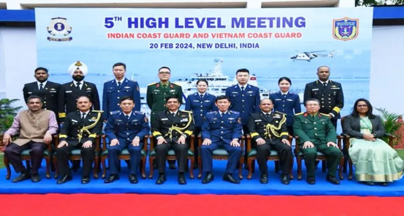 ભારત, વિયેતનામના કોસ્ટ ગાર્ડે ઉચ્ચ સ્તરીય બેઠક યોજી, સહકારને મજબૂત કરવા સંમત 
