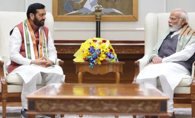 હરિયાણાના સીએમ પીએમ મોદીને મળ્યા, માર્ગદર્શન મેળવ્યું