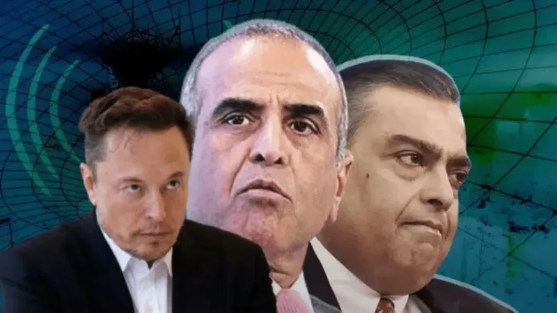 સેટેલાઇટ બ્રોડબેન્ડ ની રેસમાં અંબાણી અને મસ્ક સાથે એરટેલકંપનીના મિત્તલ પણ સ્પર્ધા માં જોડાશે