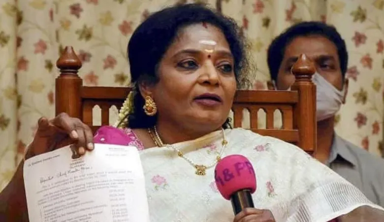 રાષ્ટ્રપતિ દ્રૌપદી મુર્મુએ તમિલિસાઈ સૌંદરરાજનનું રાજીનામું સ્વીકાર્યું