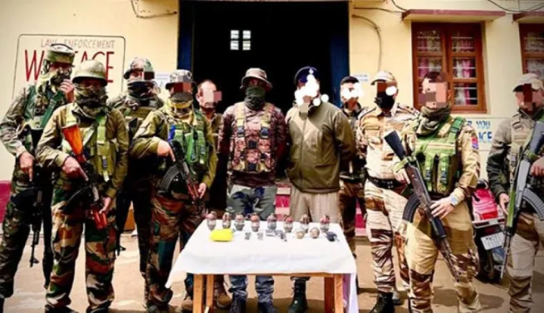 મણિપુરમાં સંયુક્ત ઓપરેશનમાં શસ્ત્રો અને દારૂગોળો જપ્ત