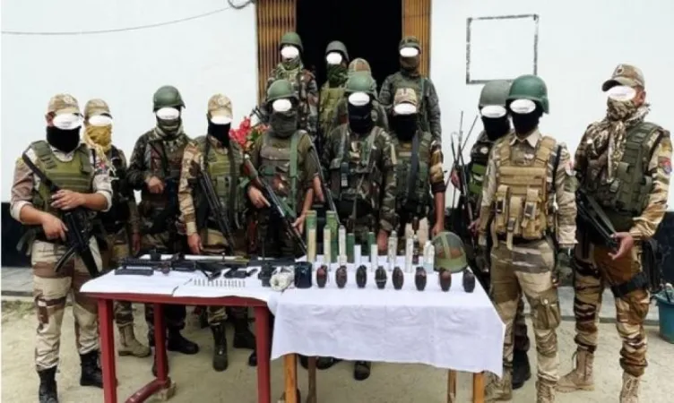 આસામ રાઈફલ્સે મિઝોરમના થોબલમાં આર્મ્સ કેશનો પર્દાફાશ કર્યો