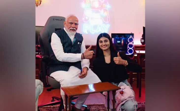 PM મોદી 22-વર્ષીય છિંદવાડાની ગેમર છોકરીને મળ્યા; માતાપિતા ગર્વ