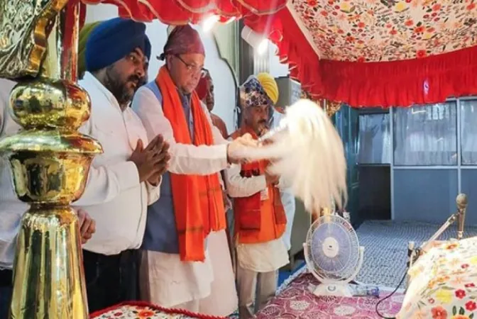 ઉત્તરાખંડના સીએમએ બૈસાખી પર ગુરુદ્વારા નાનકપુરામાં પ્રાર્થના કરી