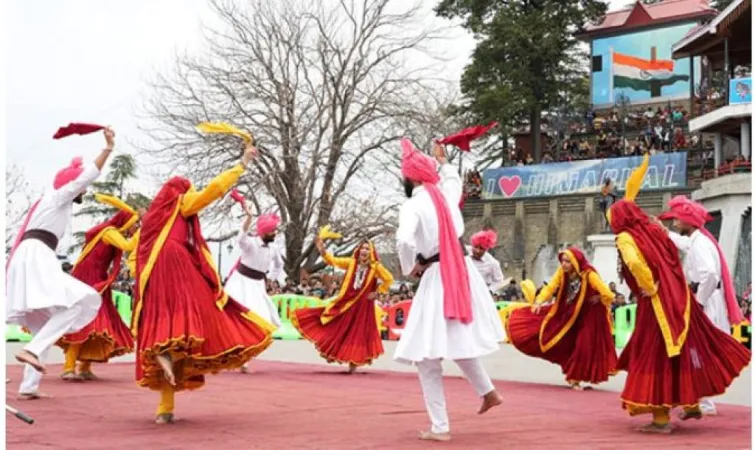 હિમાચલ પ્રદેશે શિમલામાં 77મી વર્ષગાંઠની ઉજવણી કરી