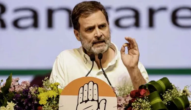 રાહુલ ગાંધીએ RSSને બંધારણ બદલવાથી રોકવા માટે કોંગ્રેસની પ્રતિબદ્ધતાનું વચન આપ્યું