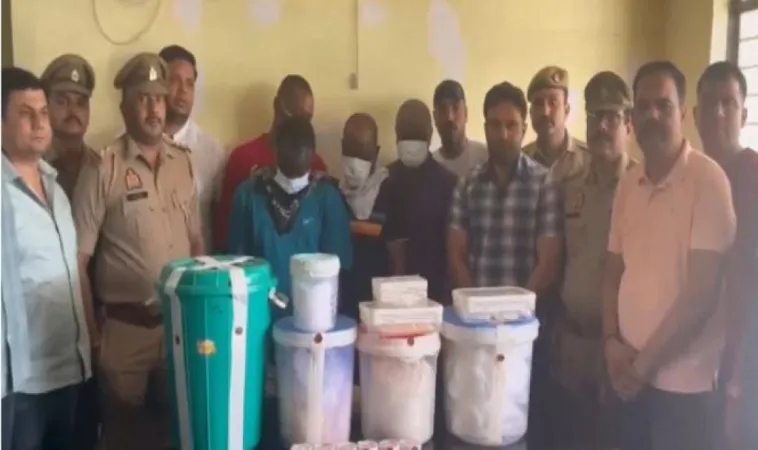 નોઈડા પોલીસે આફ્રિકન મૂળના MDMA સિન્ડિકેટનો પર્દાફાશ કર્યો