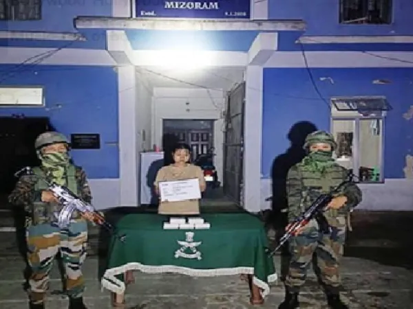 મિઝોરમ: ચંફઈમાં 42.70 લાખ રૂપિયાનું હેરોઈન જપ્ત, શંકાસ્પદની ધરપકડ