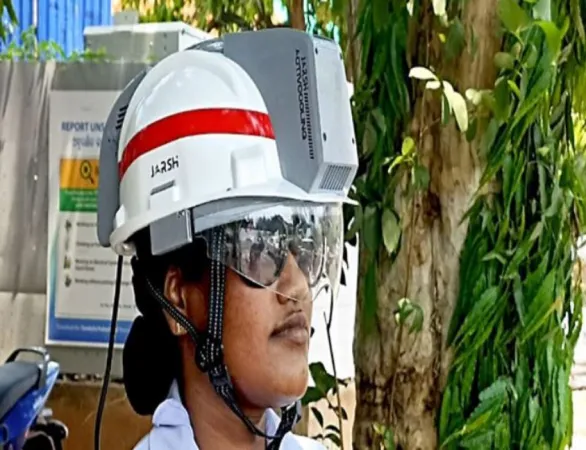 લખનૌ ટ્રાફિક પોલીસે ગરમી માટે 'એસી હેલ્મેટ' અપનાવ્યું  