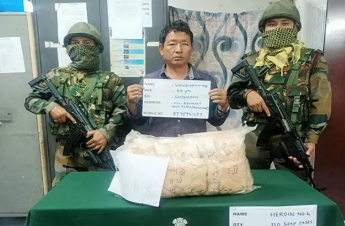 આસામ રાઈફલ્સે આઈઝોલમાં રૂ. 8 કરોડના હેરોઈન સાથે મ્યાનમારના નાગરિકની ધરપકડ કરી
