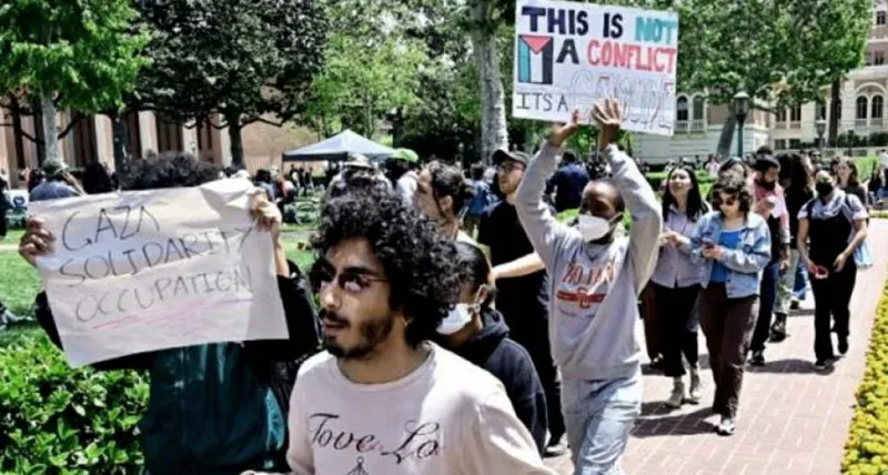 યુએસ કેમ્પસમાં વિરોધ ફાટી નીકળ્યો અને 200 થી વધુ ધરપકડ કરવામાં આવી