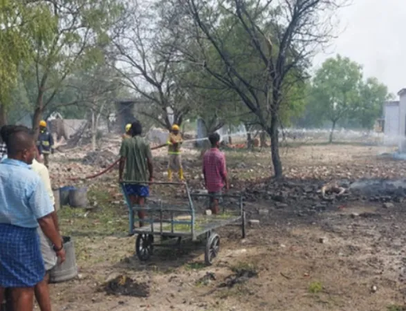 Tamil Nadu News: તમિલનાડુના શિવકાશી ફટાકડાની ફેક્ટરીમાં વિસ્ફોટ, 8ના મોત