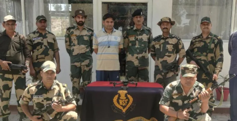 પંજાબના અમૃતસરમાં બે ડ્રોન દ્વારા 560 ગ્રામ શંકાસ્પદ હેરોઈન જપ્ત કરવામાં આવ્યું