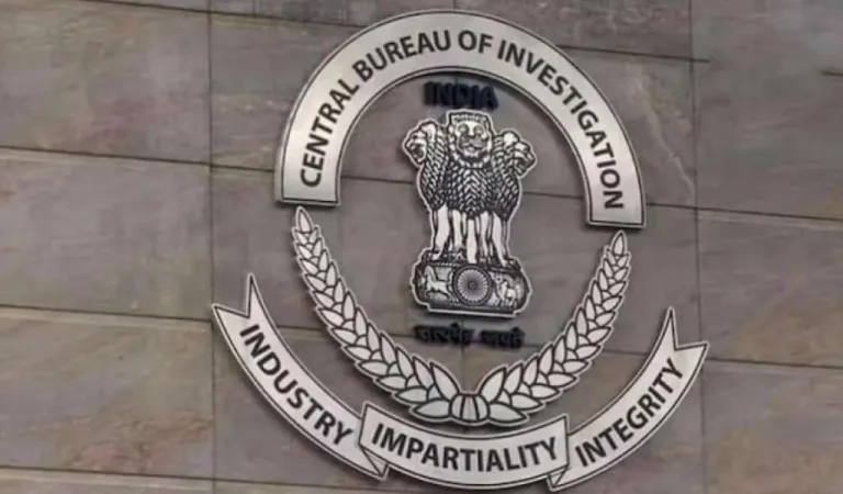 CBIએ 50,000 રૂપિયાની લાંચ લેતા ચારની ધરપકડ કરી