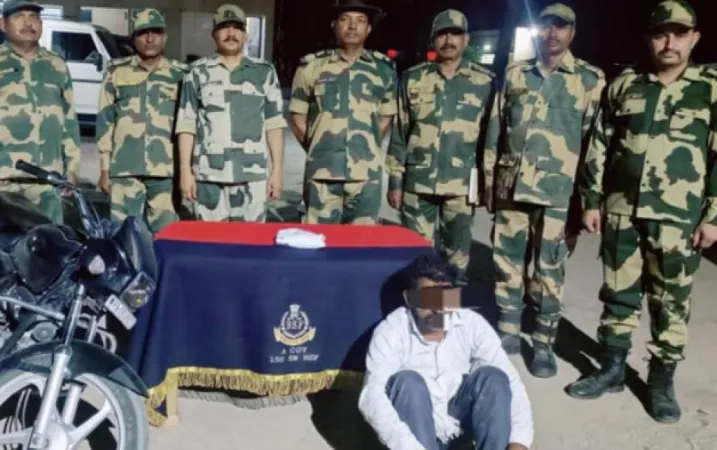 પંજાબના ફિરોઝપુરમાં બીએસએફ દ્વારા શંકાસ્પદ નાર્કોટિક્સ સાથે એક વ્યક્તિની ધરપકડ