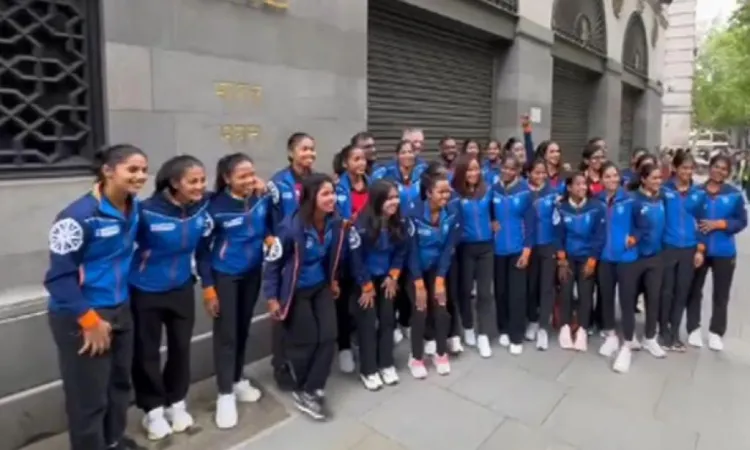 London: ભારતીય હાઈ કમિશન મહિલા હોકી ટીમનું સન્માન