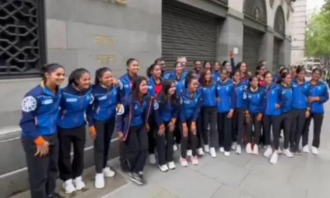 London: ભારતીય હાઈ કમિશન મહિલા હોકી ટીમનું સન્માન