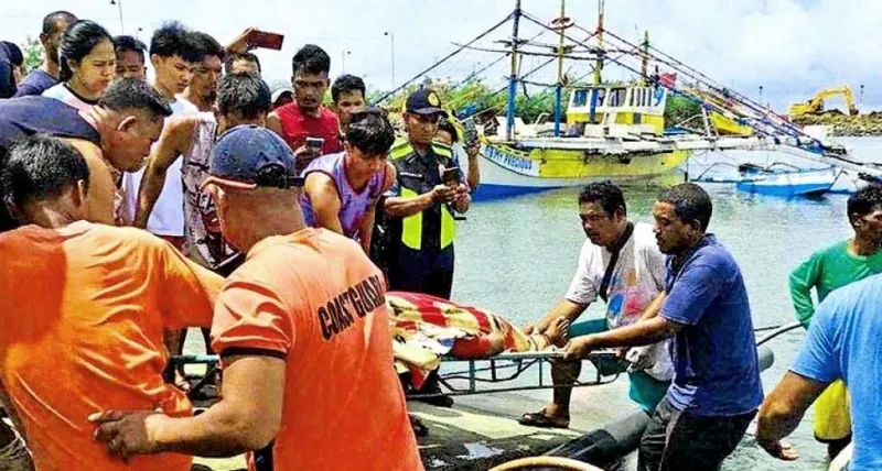 સેબુમાં દુ:ખદ ફિશિંગ બોટમાં આગ: 2ના મોત, 3 ગુમ