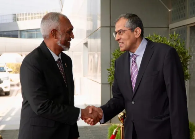 PM મોદીના શપથ ગ્રહણ સમારોહ માટે માલદીવના રાષ્ટ્રપતિ મુઇઝુ દિલ્હી પહોંચ્યા