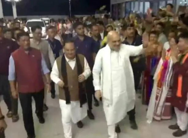 Arunachal Pradesh : અમિત શાહ અને  જેપી નડ્ડા પેમા ખાંડુના શપથ ગ્રહણ સમારોહમાં હાજરી આપવા ઇટાનગર પહોંચ્યા