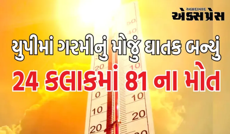 યુપીમાં ગરમીનું મોજું ઘાતક બન્યું, 24 કલાકમાં 81 લોકોએ જીવ ગુમાવ્યા