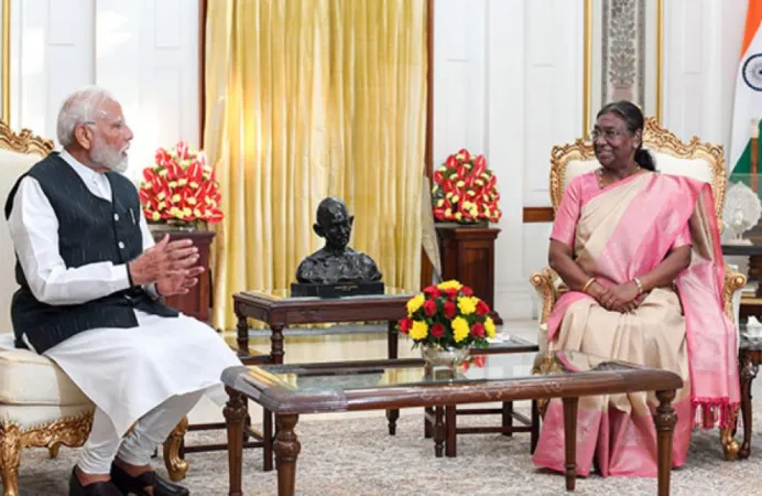 PM મોદી, ભાજપના નેતાઓએ રાષ્ટ્રપતિ દ્રૌપદી મુર્મુને જન્મદિવસની શુભેચ્છાઓ આપી