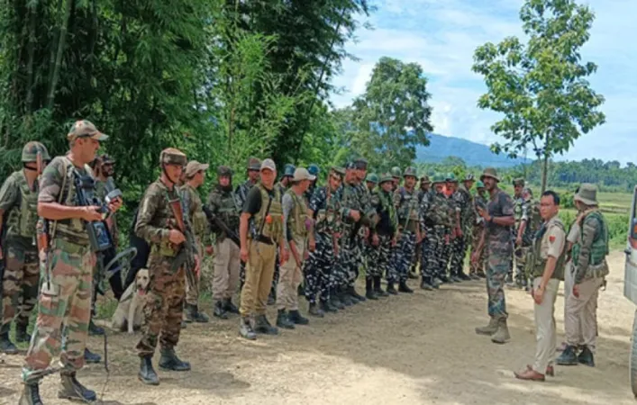 મણિપુરના જિરીબામમાં સુરક્ષા દળોએ ઓપરેશન હાથ ધર્યું