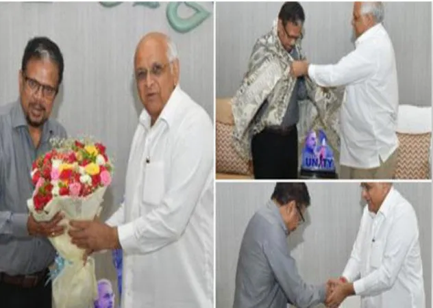 ગુજરાત:  CM ભૂપેન્દ્ર પટેલે નિવૃત્ત થતા મુખ્ય અગ્ર સચિવ કે કૈલાશનાથનને શુભેચ્છાઓ પાઠવી