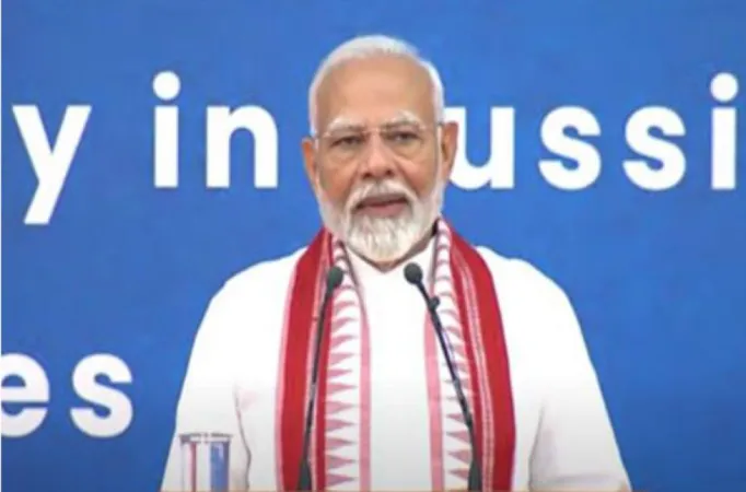 PM મોદીએ મોસ્કોના સંબોધનમાં ભારતની વિકાસલક્ષી પ્રગતિને ઉજાગર કરી