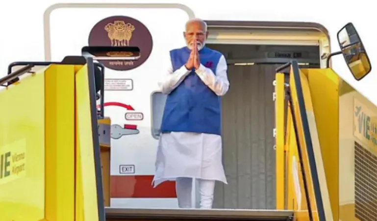 PM MODI  બે દિવસીય રશિયાની મુલાકાત પૂરી કરીને ઓસ્ટ્રિયા પહોંચ્યા