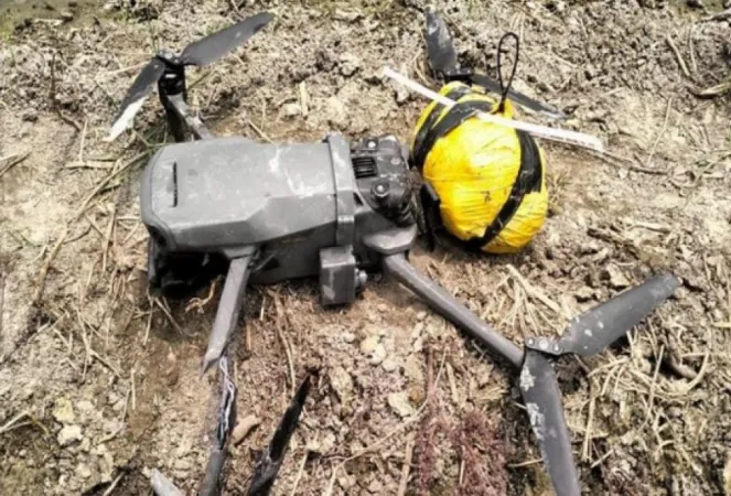 પંજાબના તરનતારનમાં શંકાસ્પદ હેરોઈન સાથે ચીન નિર્મિત ડ્રોન જપ્ત