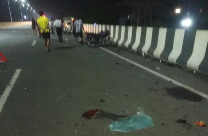 Ahmedabad News: એસજી હાઈવે પર અકસ્માત, એકનું મોત અને ત્રણને ઈજા