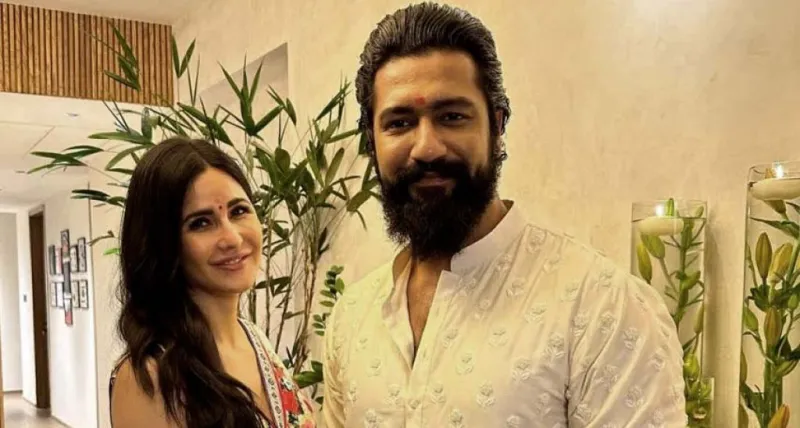 કેટરિના કૈફ અને વિકી કૌશલ પરંપરાગત પોશાકમાં સ્ટન, કોફી વિથ કરણ પર લવ સ્ટોરી જણાવી 